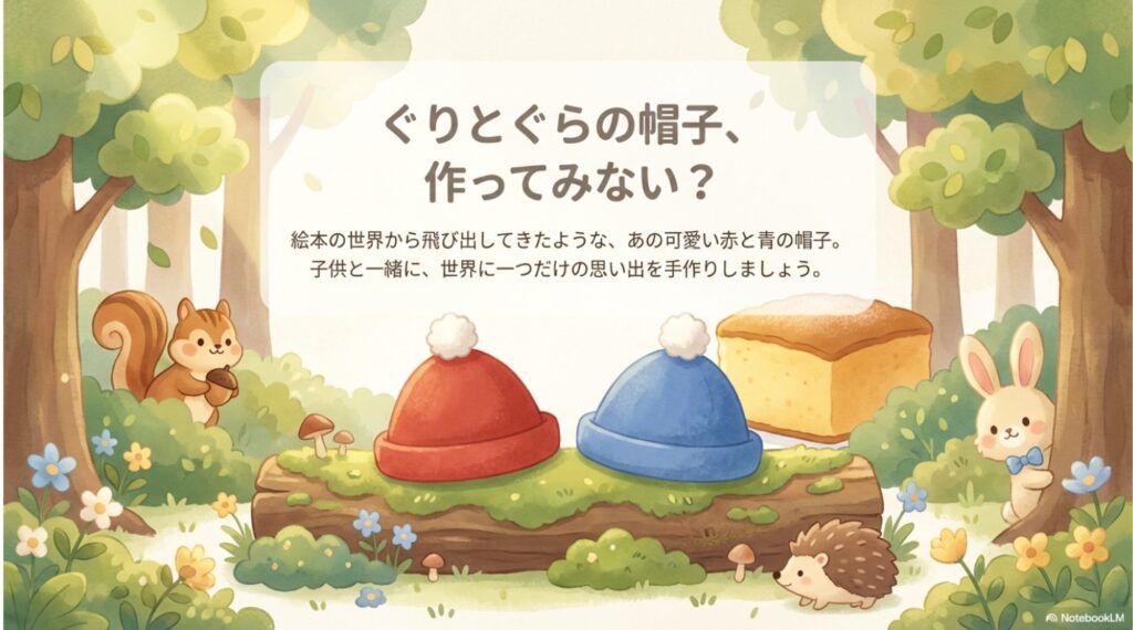 ぐりとぐら帽子の作り方！のアイキャッチ画像