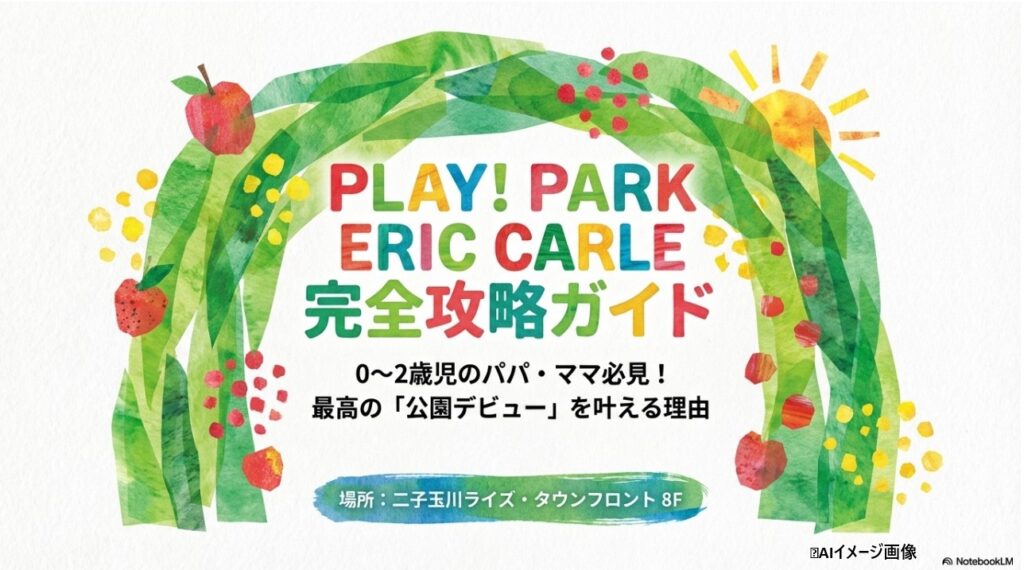 はらぺこあおむしテーマパーク（PLAY! PARK ERIC CARLE）の完全攻略ガイド。0歳〜2歳のパパ・ママ必見の公園デビュー情報