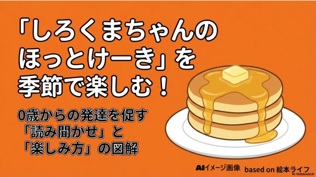 しろくまちゃんのほっとけーきを季節で楽しむ0歳からの発達を促す読み聞かせと楽しみ方の図解