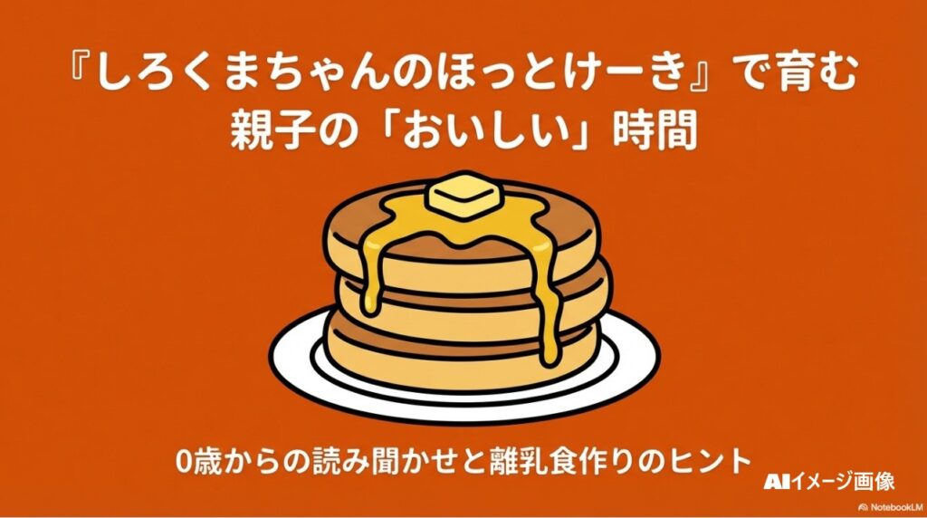 しろくまちゃんのほっとけーきで育む親子の美味しい時間と離乳食作りのヒント