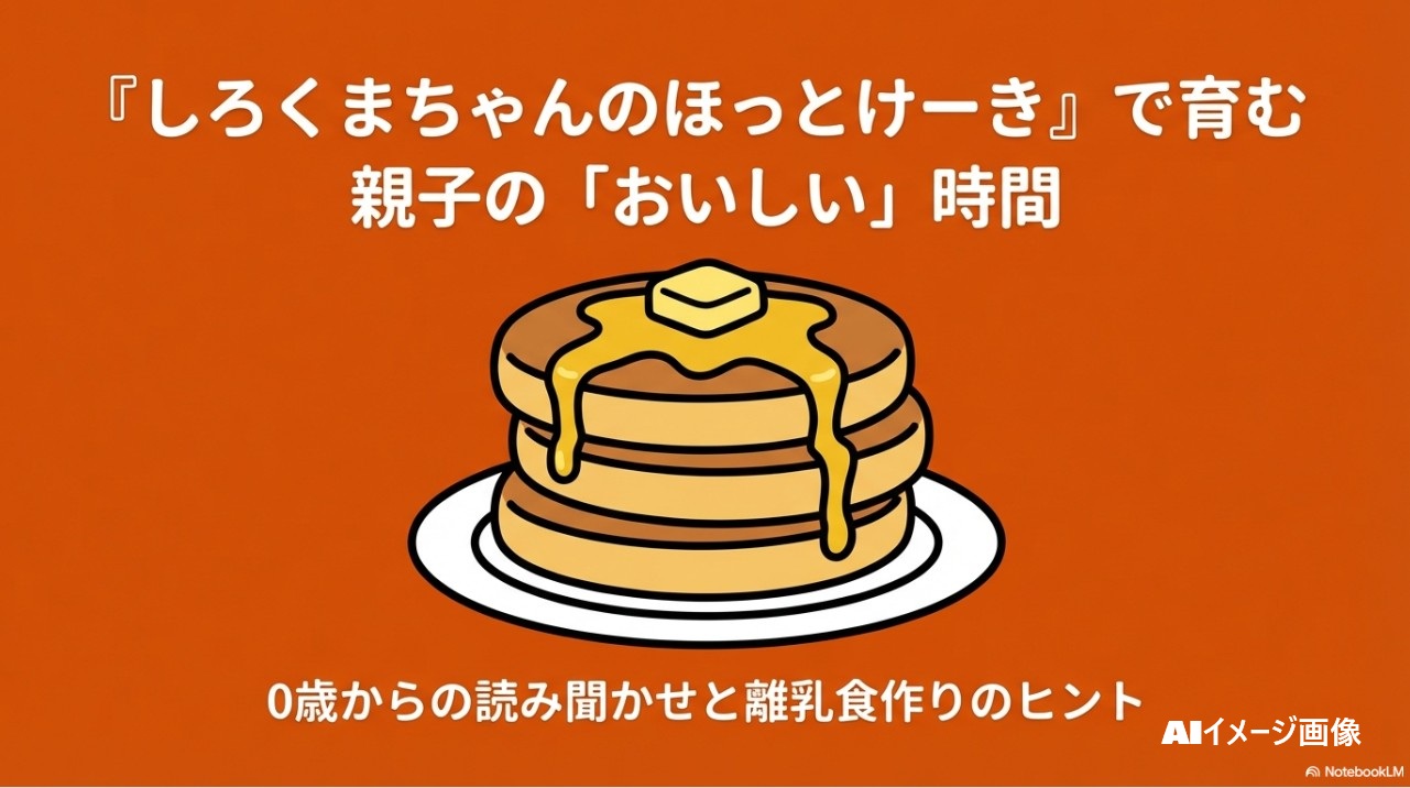 しろくまちゃんのほっとけーきで育む親子の美味しい時間と離乳食作りのヒント