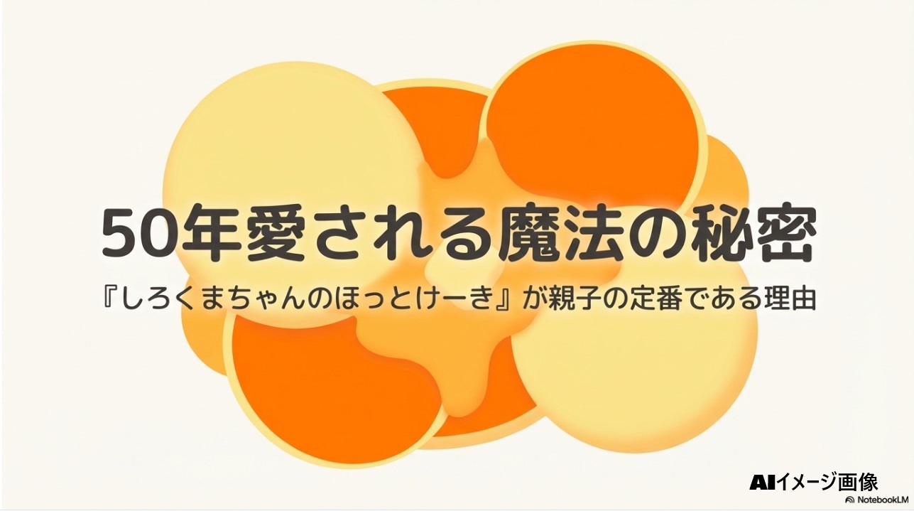 50年以上愛される名作絵本しろくまちゃんのほっとけーきの秘密